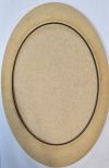 Oval framed plaque